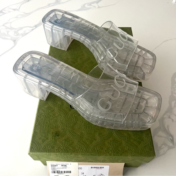 GUCCI rubber slide sandal - Picture 7 of 7